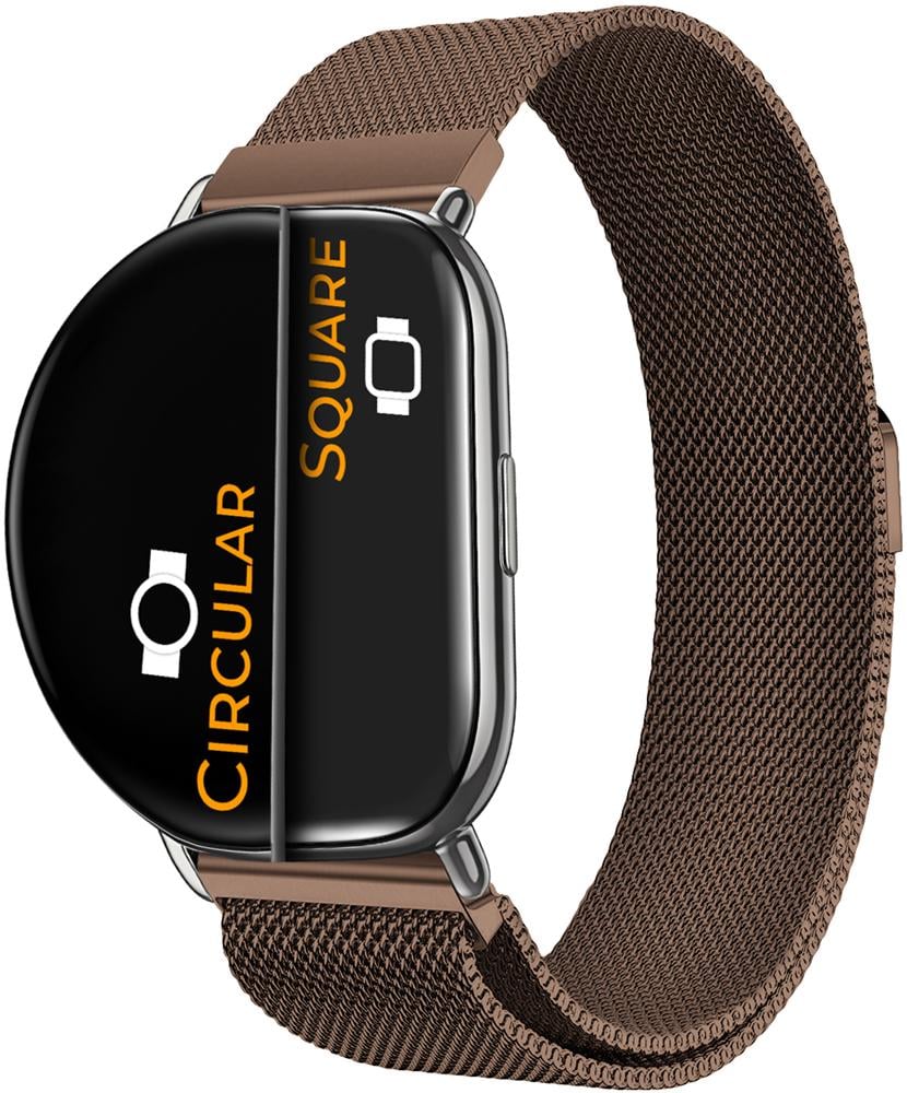 Ремінець Міланська Петля Milano для Zepp E Square/Circular Brown (26325-30)