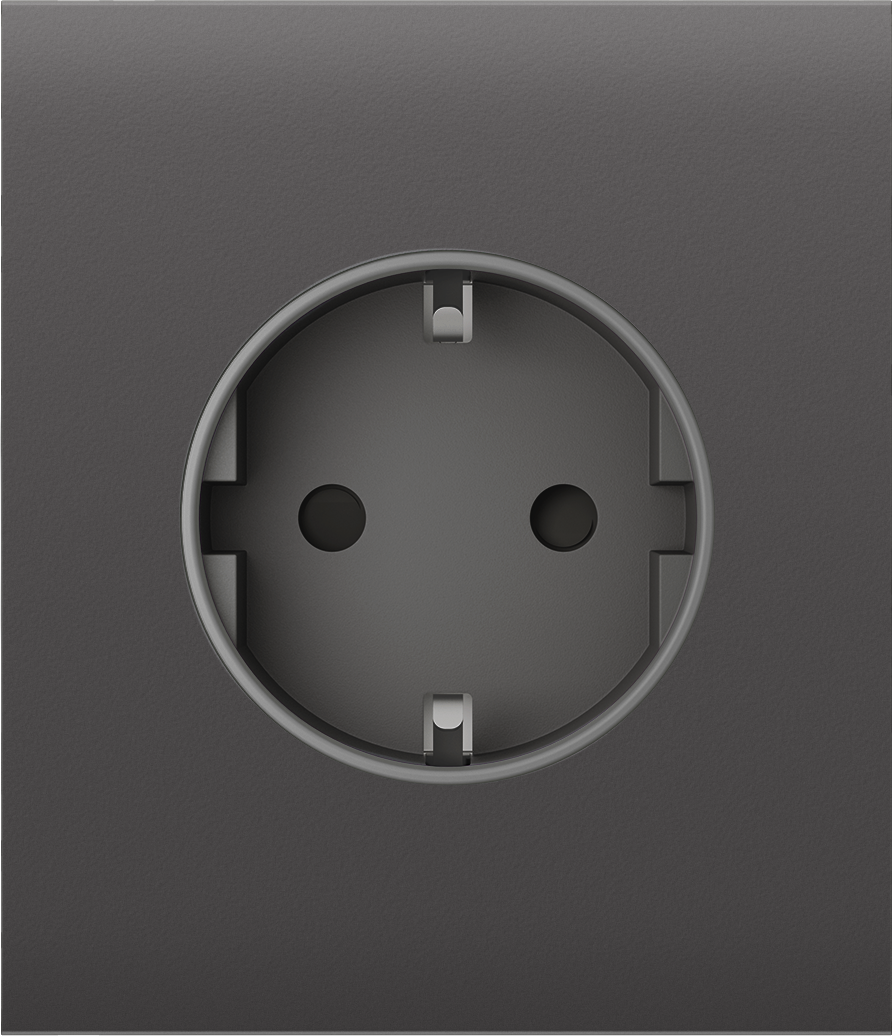 Панель центральна для вбудованої розетки Ajax СenterCover Basic Grey (17216) Панель центральна для вбудованої розетки Ajax СenterCover Basic Grey (17216)