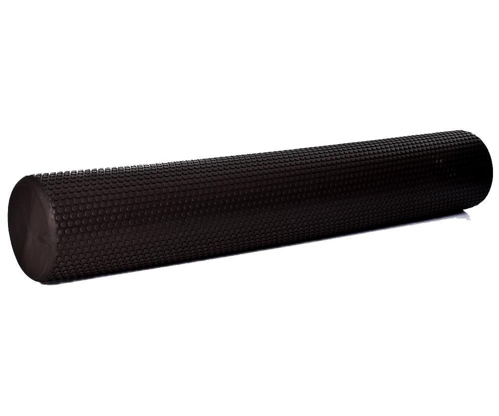 Масажний ролик EasyFit Foam Roller 90 см Чорний (EF-2034-B)