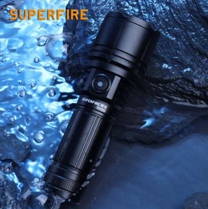Фонарь ручной SuperFire аккумуляторный 800 Lumen IP43 (RX50) - фото 3 Фонарь ручной SuperFire аккумуляторный 800 Lumen IP43 (RX50) - фото 3