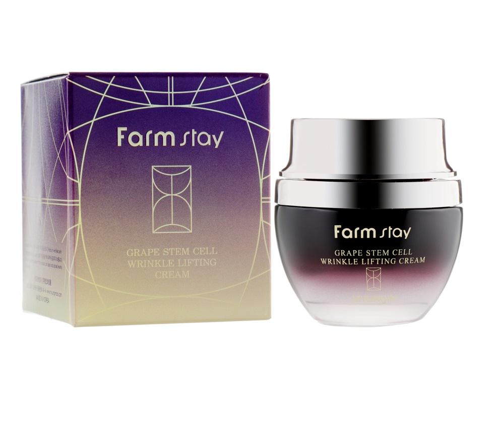 Ліфтинг-крем для обличчя FarmStay винораду Grape Stem Cell Wrinkle Lifting Cream 50 мл (8809317284934)