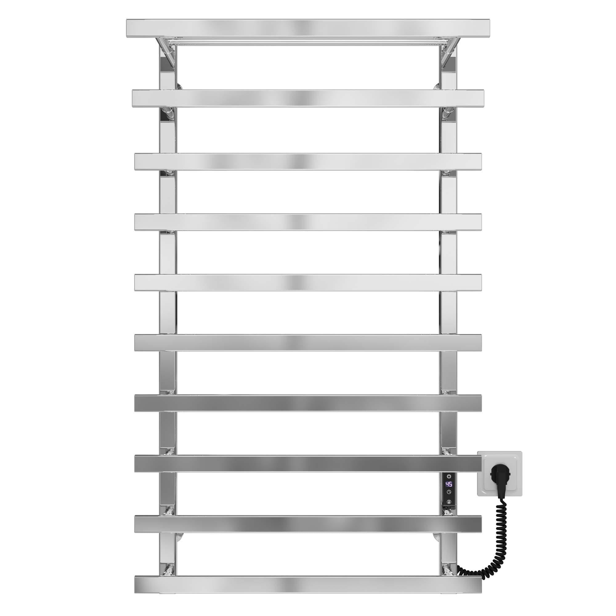 Полотенцесушитель электрический Deffi Agata П10 JD04 правое подключение нержавеющая сталь 500х1000 мм Хром (A.AG.100.50.10.E.C.R.2)