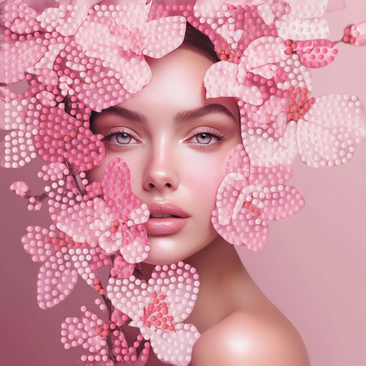 Алмазная мозаика Strateg Нежность на бумажной основе 18х18 см (ZAV1818-14)