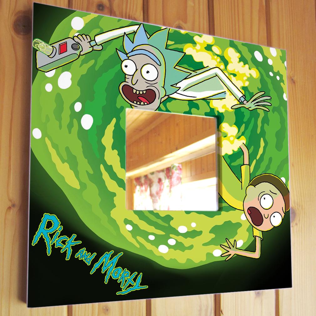 Дзеркало "Рік і Морті" 260х260 мм (M04325)