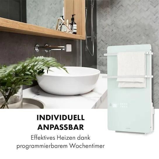 Инфракрасный обогреватель для ванной комнаты KLARSTEIN Hot Spot Crystal Flow LED (10035035) - фото 7