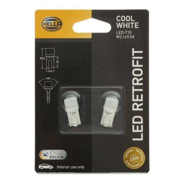 Автолампа T10 LED 12V 1W W2,1x9,5d блистер 2 шт. (8GL178560601)