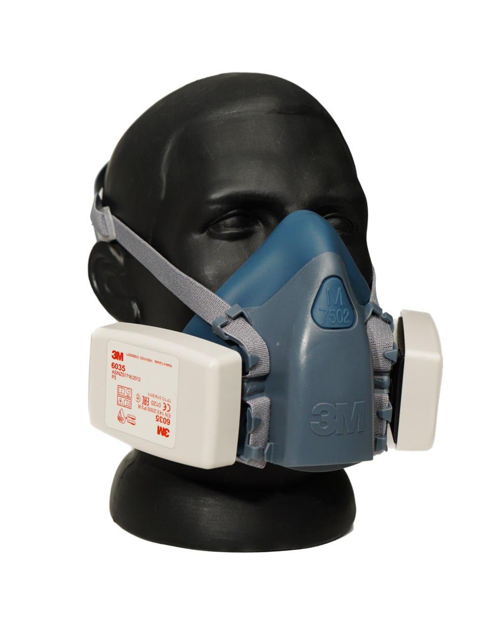 Респіратор напівмаска 3М 7500 з фільтрами від ядохімікатів пестицидів гербіцидів