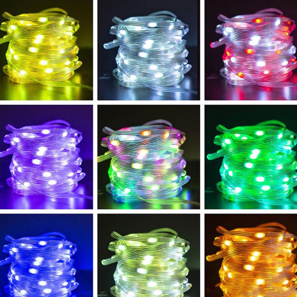 Гірлянда світлодіодна-стрічка вулична Smart LED з Bluetooth та пультом дистанційного керування від USB 20 м 200 Led - фото 10 Гірлянда світлодіодна-стрічка вулична Smart LED з Bluetooth та пультом дистанційного керування від USB 20 м 200 Led - фото 10