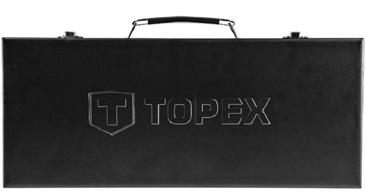 Набор инструментов Topex торцевых ключей 25 шт. 1/2 " металлический кейс (38D850) - фото 3