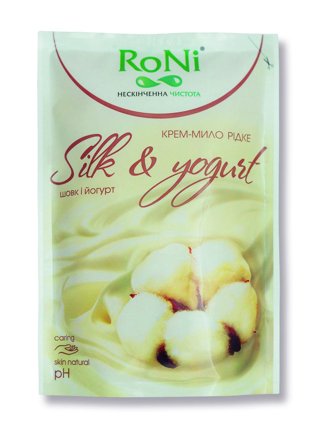 Крем-мило рідке RONI Silk & Yogurt з гліцерином 450 мл (15206406)