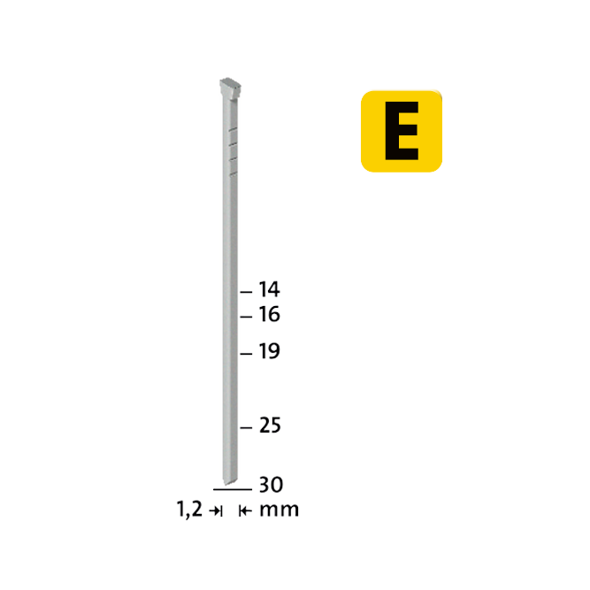 Цвяхи Novus для будівельного степлера E тип J 14 мм (044-0088) - фото 2 Цвяхи Novus для будівельного степлера E тип J 14 мм (044-0088) - фото 2