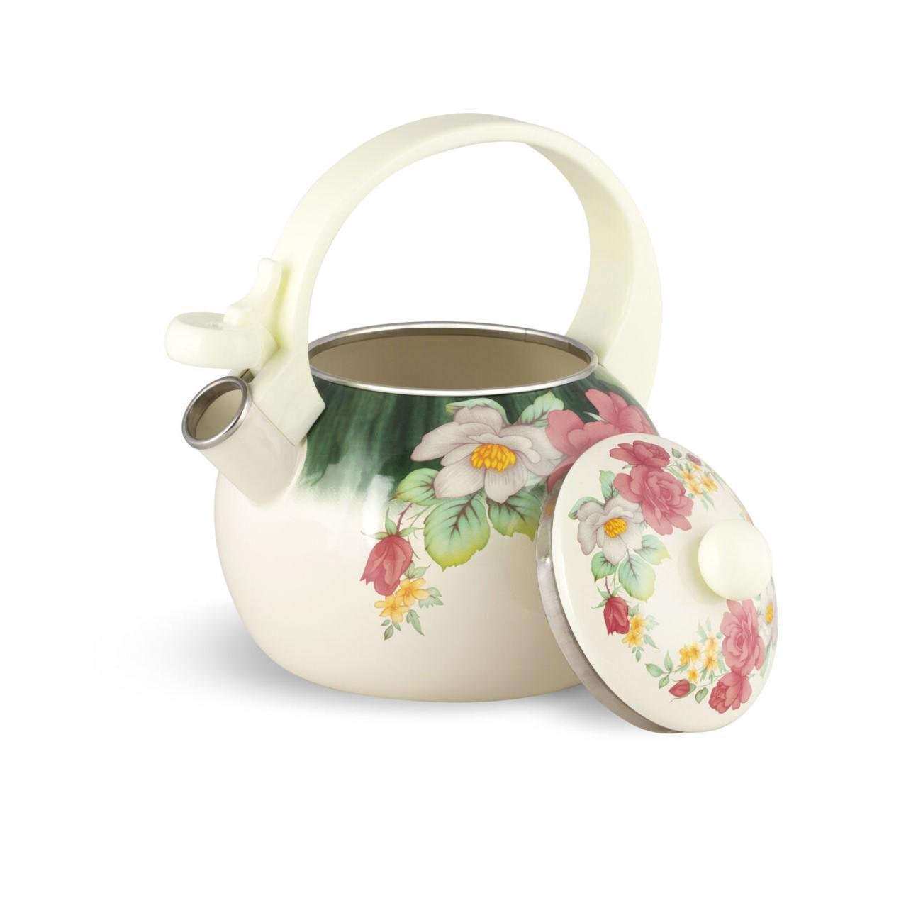 Чайник со свистком Edenberg EB-1745 эмалированный 2,2 л - фото 2 Чайник со свистком Edenberg EB-1745 эмалированный 2,2 л - фото 2