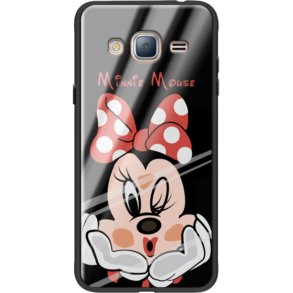 Чехол BoxFace Samsung J320 Galaxy J3 Lady M Черный силикон со стеклом (24962-cc59-37742)