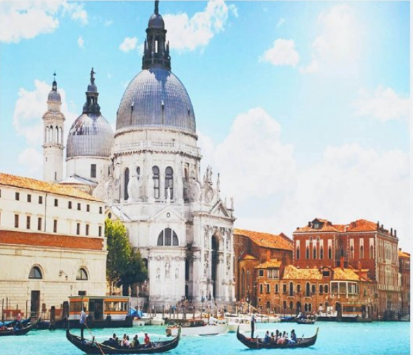 Алмазная мозаика Венеция на холсте с подрамником 30х40 см (GB72541)