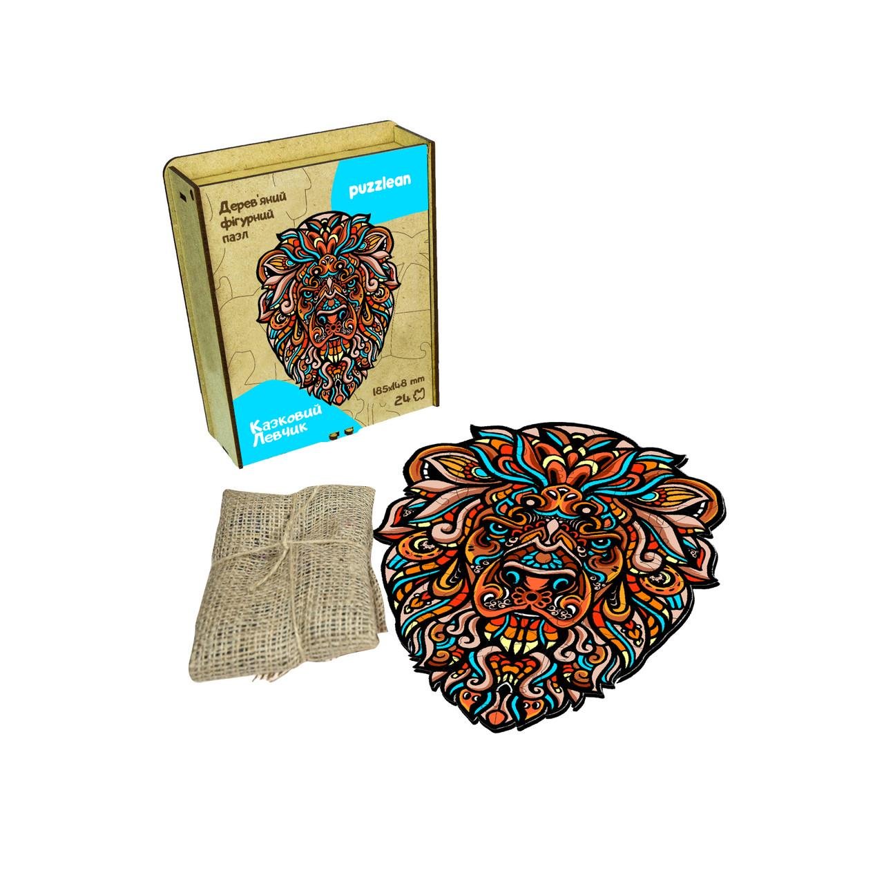Пазл деревянный Сказочный лев А3 (676) - фото 3 Пазл деревянный Сказочный лев А3 (676) - фото 3
