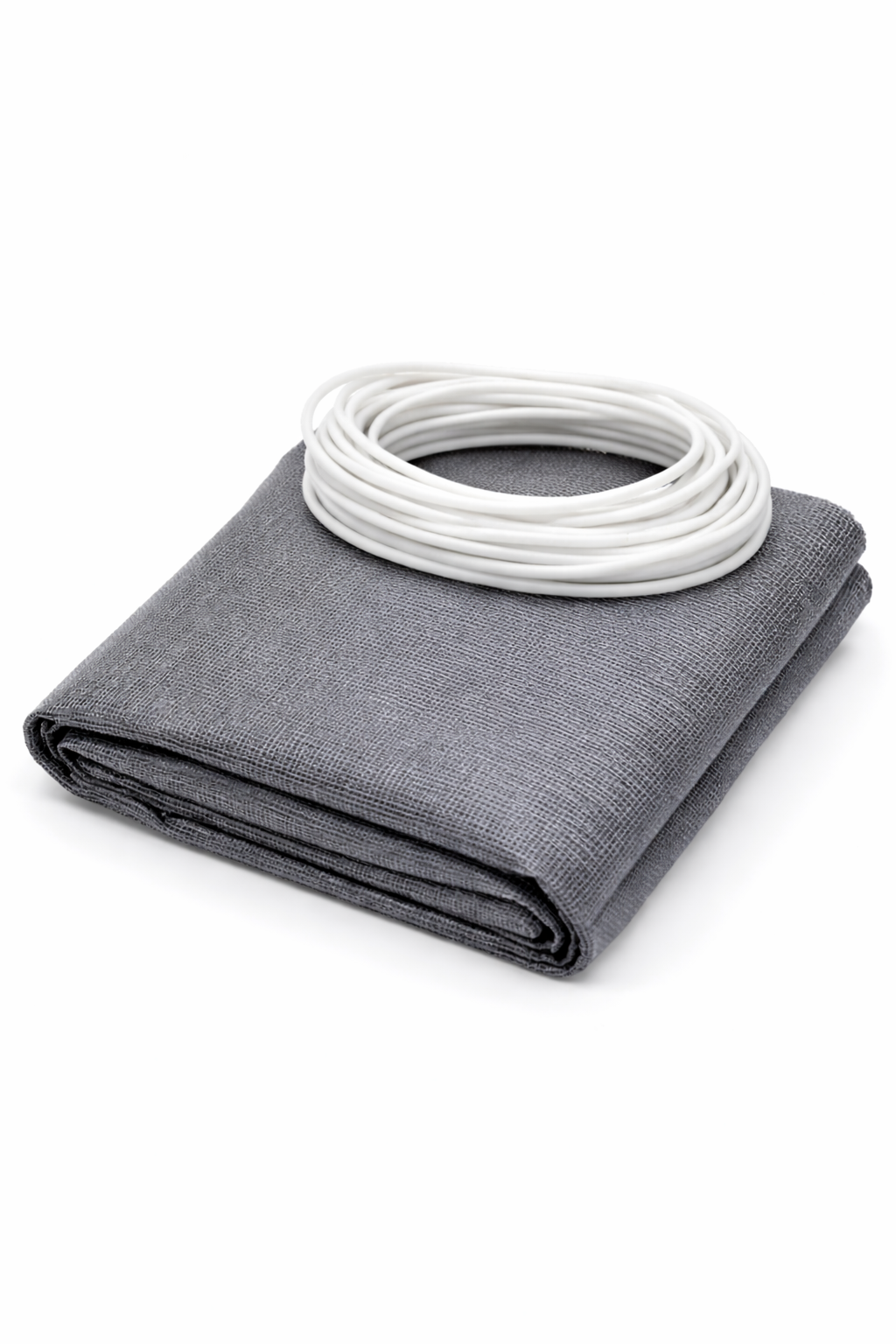 Москитная сетка Евро стекловолоконная от комаров с белым уплотнителем 6 м/1,4х1 м Серый (32145331)