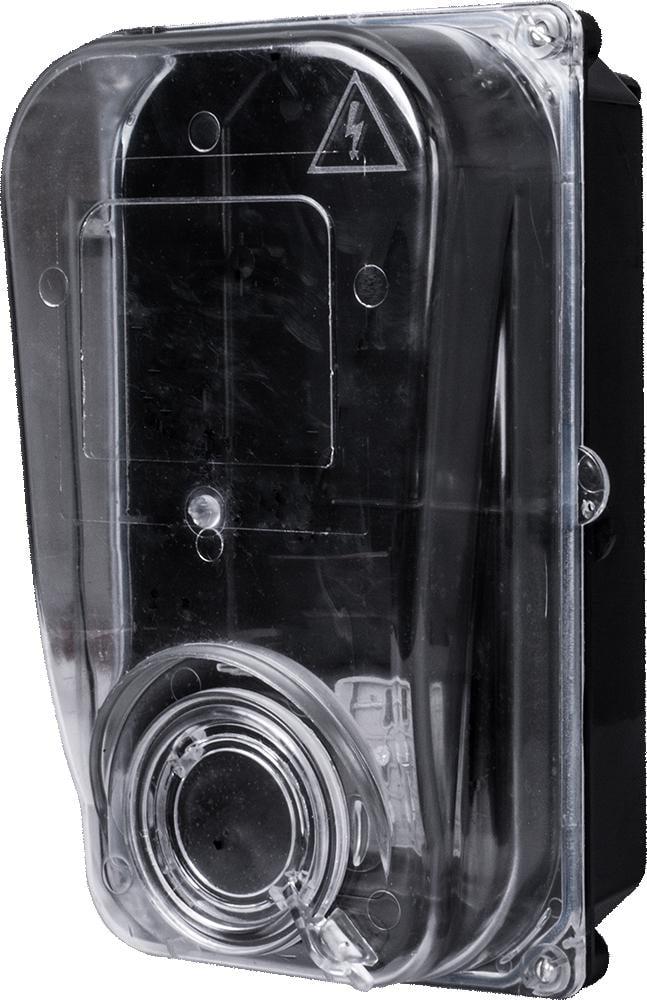 Корпус під 1-ф лічильник E.NEXT e.mbox.stand.plastic.n.f1 4 модулі навісний прозорі двері пластиковий 315х210х145 мм (s0110002)