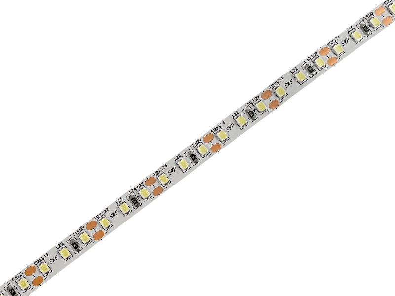 Светодиодная лента 1 м SMD2835 120 LED 12В 12Вт/м IP20 15000К холодный белый (5947) - фото 2