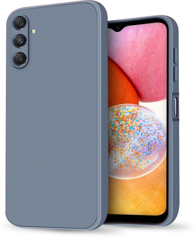 Силиконовый чехол HardCorner Samsung Galaxy M15 5G M156 (с микрофиброй) Gray Blue (38316-6D)