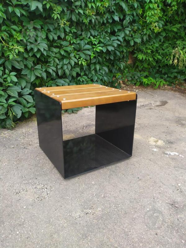 Скамья GoodsMetall в стиле ЛОФТ 450х450х450 - ЛС82 Скамья GoodsMetall в стиле ЛОФТ 450х450х450 - ЛС82