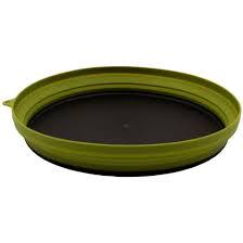 Тарелка Tramp анодованая с пластиковым дном 1070 мл (1042-TRC-124-oliva)