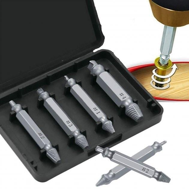 Набор для выкручивания сломанных болтов - фото 2 Набор для выкручивания сломанных болтов - фото 2