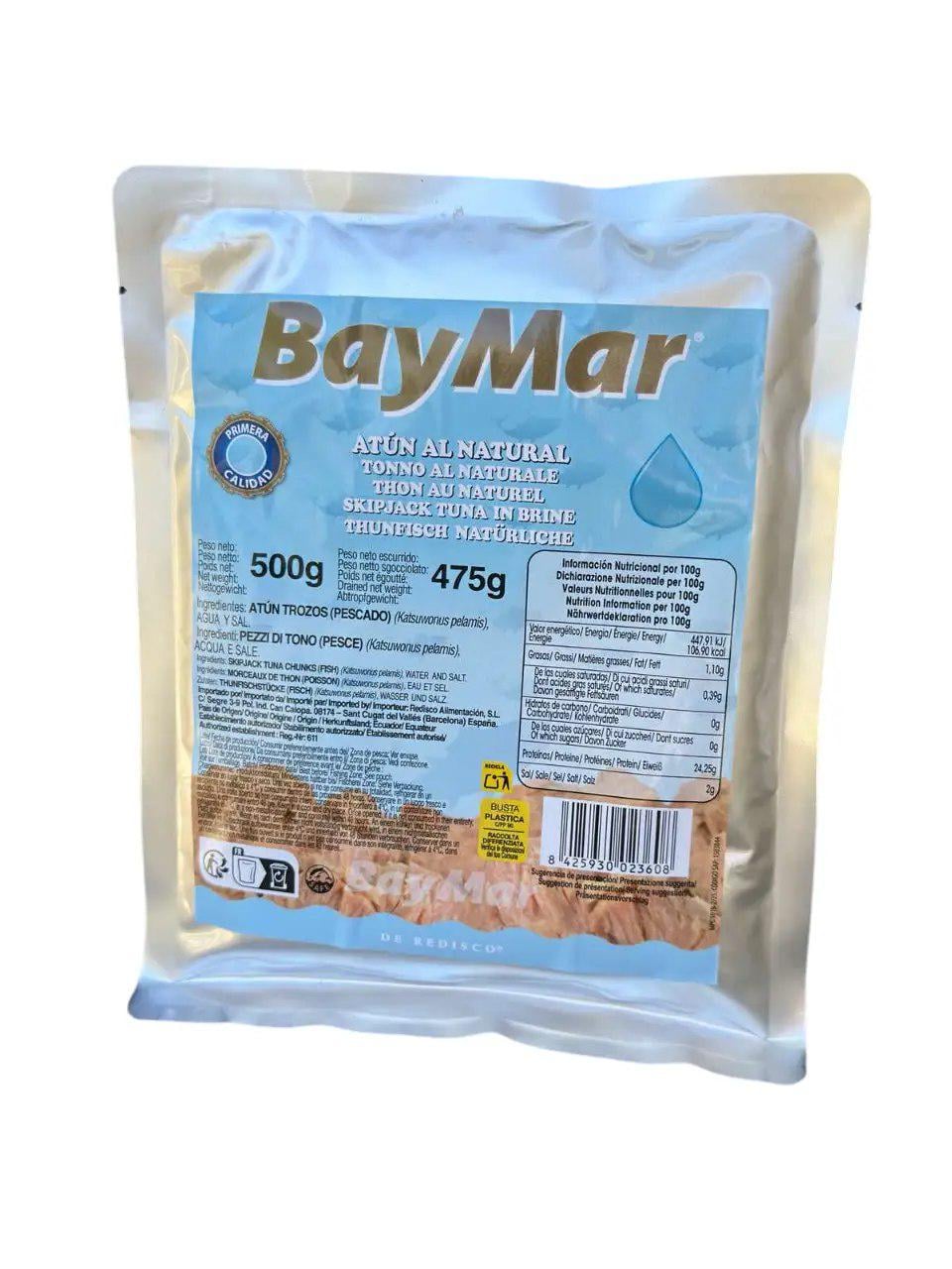 Тунець у власному соці в фользі BayMar 500 г (13353596)
