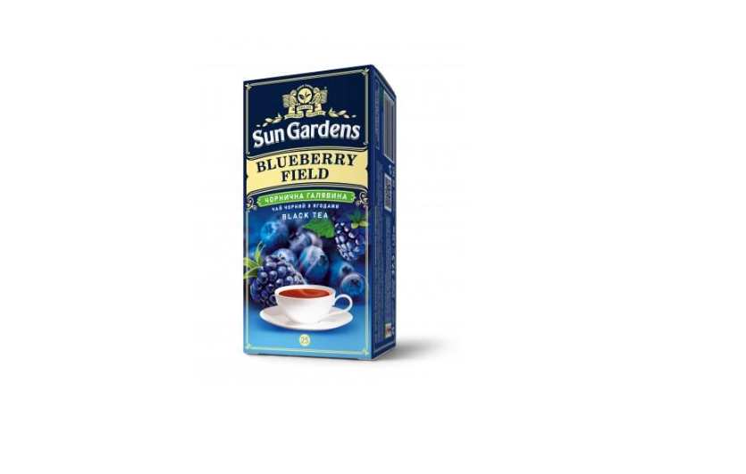 Чай чорний Sun Gardens Blueberry Field 37,5 г (25 ф/п)