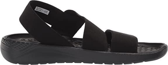 Сандалии Crocs LiteRide Stretch р. W10/EUR 40-41 Black/Black (10886642) - фото 11