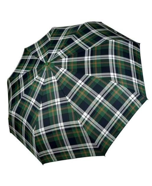 Зонтик Lantana автомат на 9 спиц в клетку Зеленый (LAN952) Зонтик Lantana автомат на 9 спиц в клетку Зеленый (LAN952)
