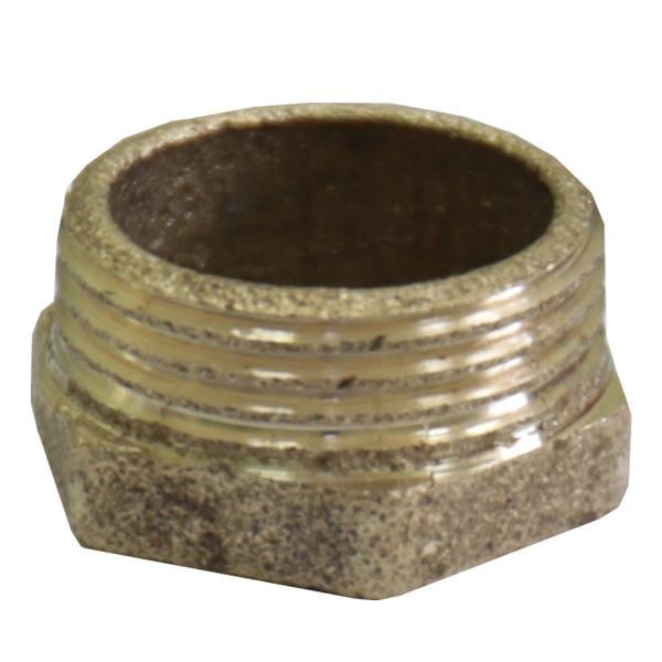 Заглушка наружная усиленная латунь 3/4" (115679)