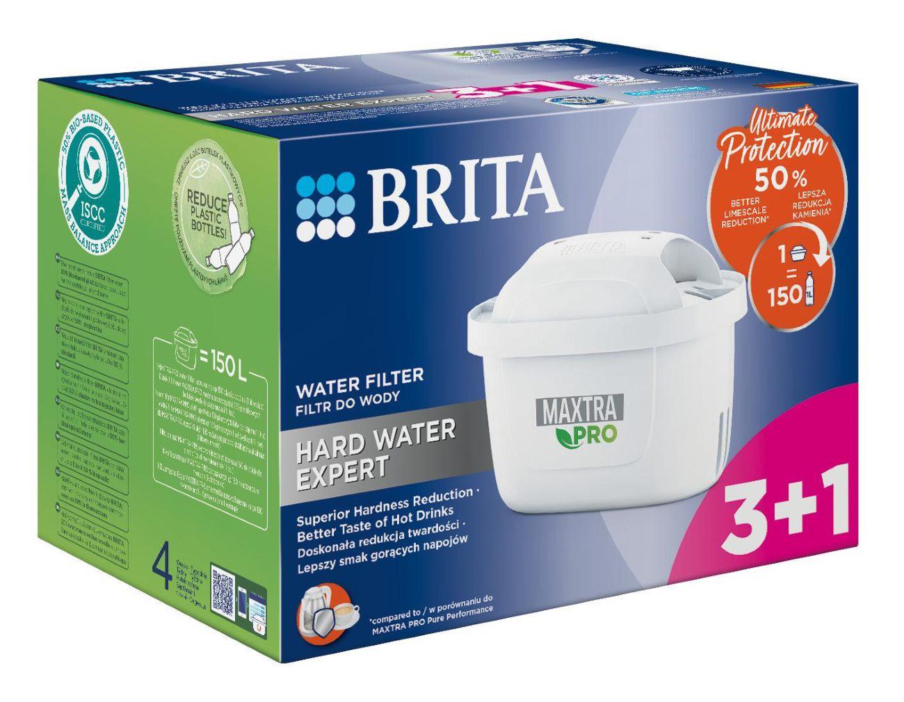 Комплект картриджів для глечика BRITA MXPro Limescale 3+1 шт. (1051773) - фото 2 Комплект картриджів для глечика BRITA MXPro Limescale 3+1 шт. (1051773) - фото 2