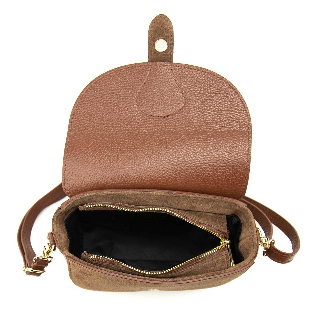 Женская сумка замшевая Firenze Italy F-IT-9876C Рыжый (2798991938) - фото 2