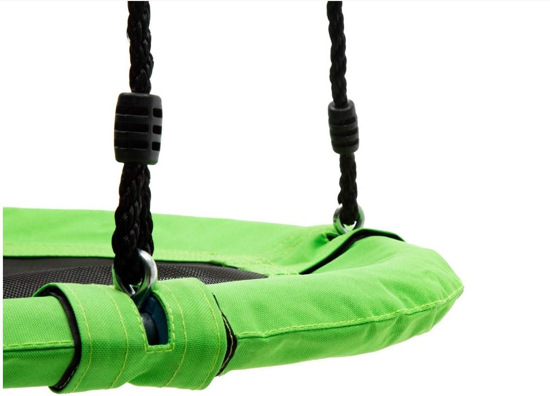Качеля подвесная детская 100 см Зеленый/Черный (10068) - фото 8 Качеля подвесная детская 100 см Зеленый/Черный (10068) - фото 8