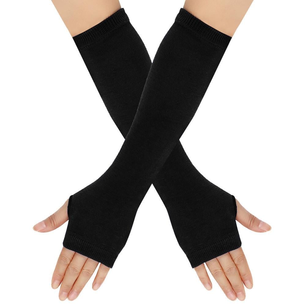 Митенки короткие One size Черный (2186)