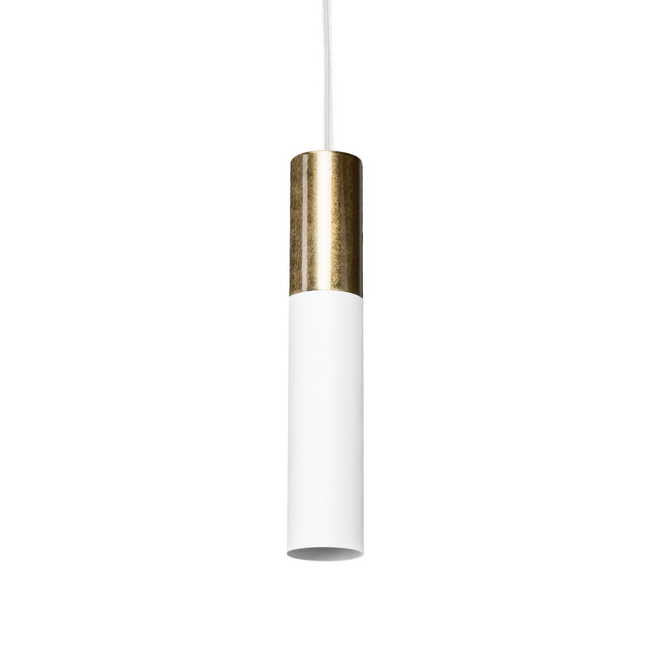 Светильник подвесной Split Е14 P40-220 1хЕ14 Brush Gold/White (1271799)