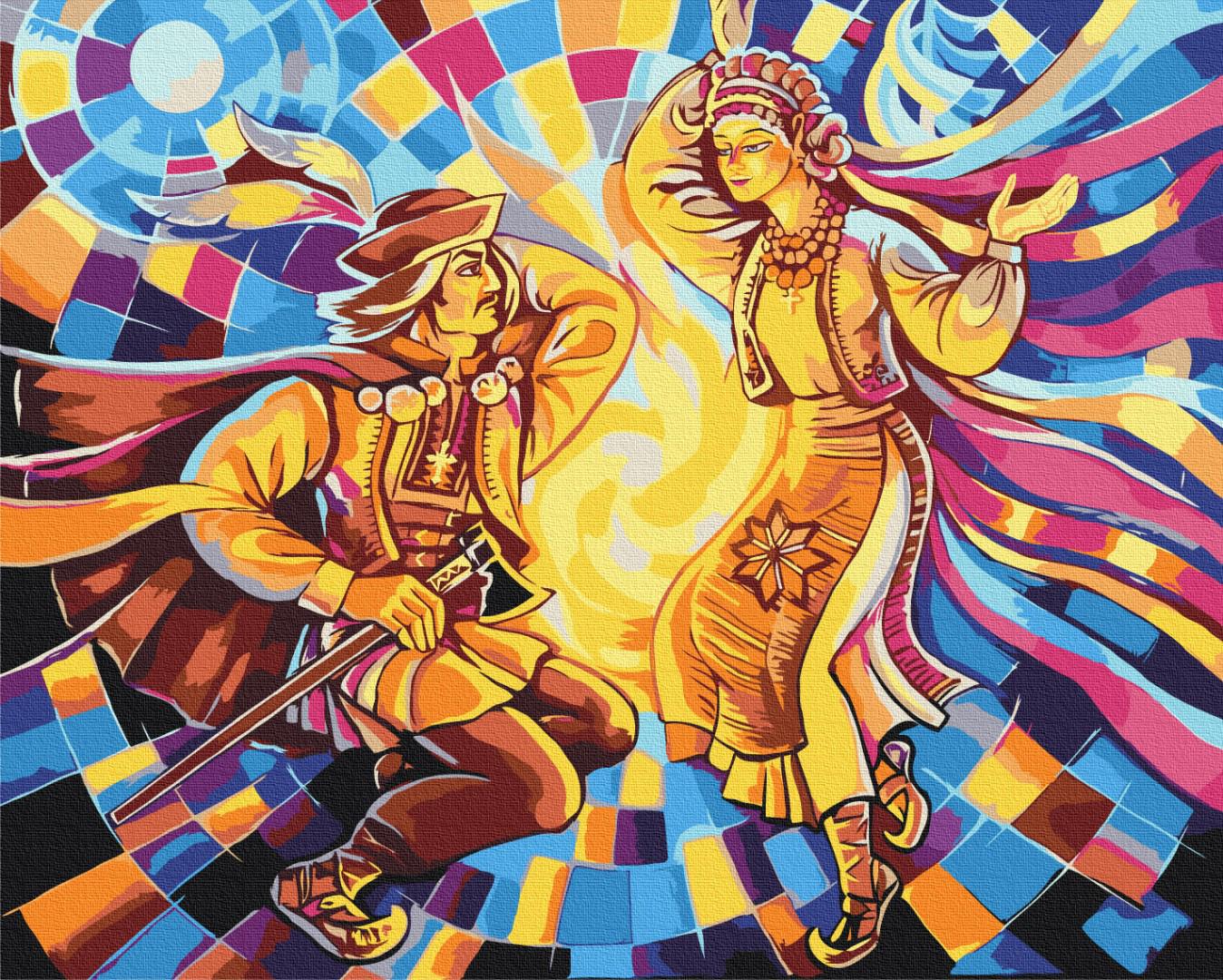 Картина по номерам Brushme Коломыйка 50x60 см (BS53316L) Картина по номерам Brushme Коломыйка 50x60 см (BS53316L)