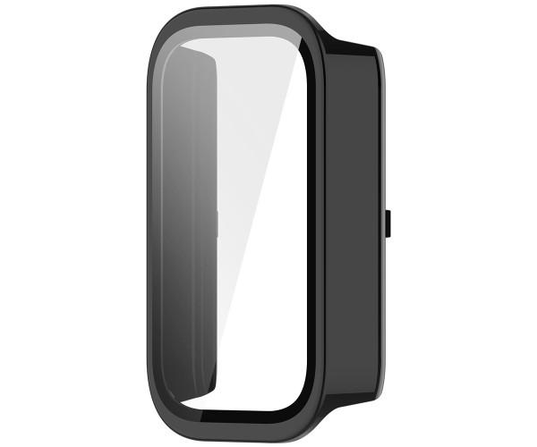 Чехол с защитным стеклом Protective Cover with Glass для Xiaomi Smart Band 9 Active Черный