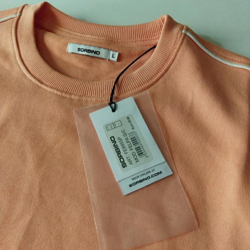 Кофтина чоловіча бавовна sorbino l Помаранчевий - фото 6