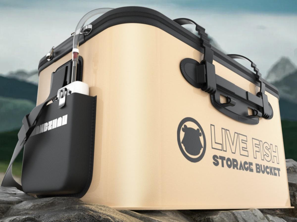 Сумка для рыбалки 20 л 39х24х22 см Бежевый - фото 3