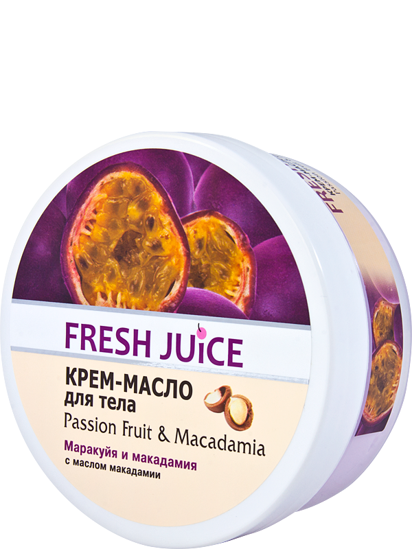 Крем-масло для тіла Fresh Juice Passion Fruit and Macadamia 225 мл (4823015936401)