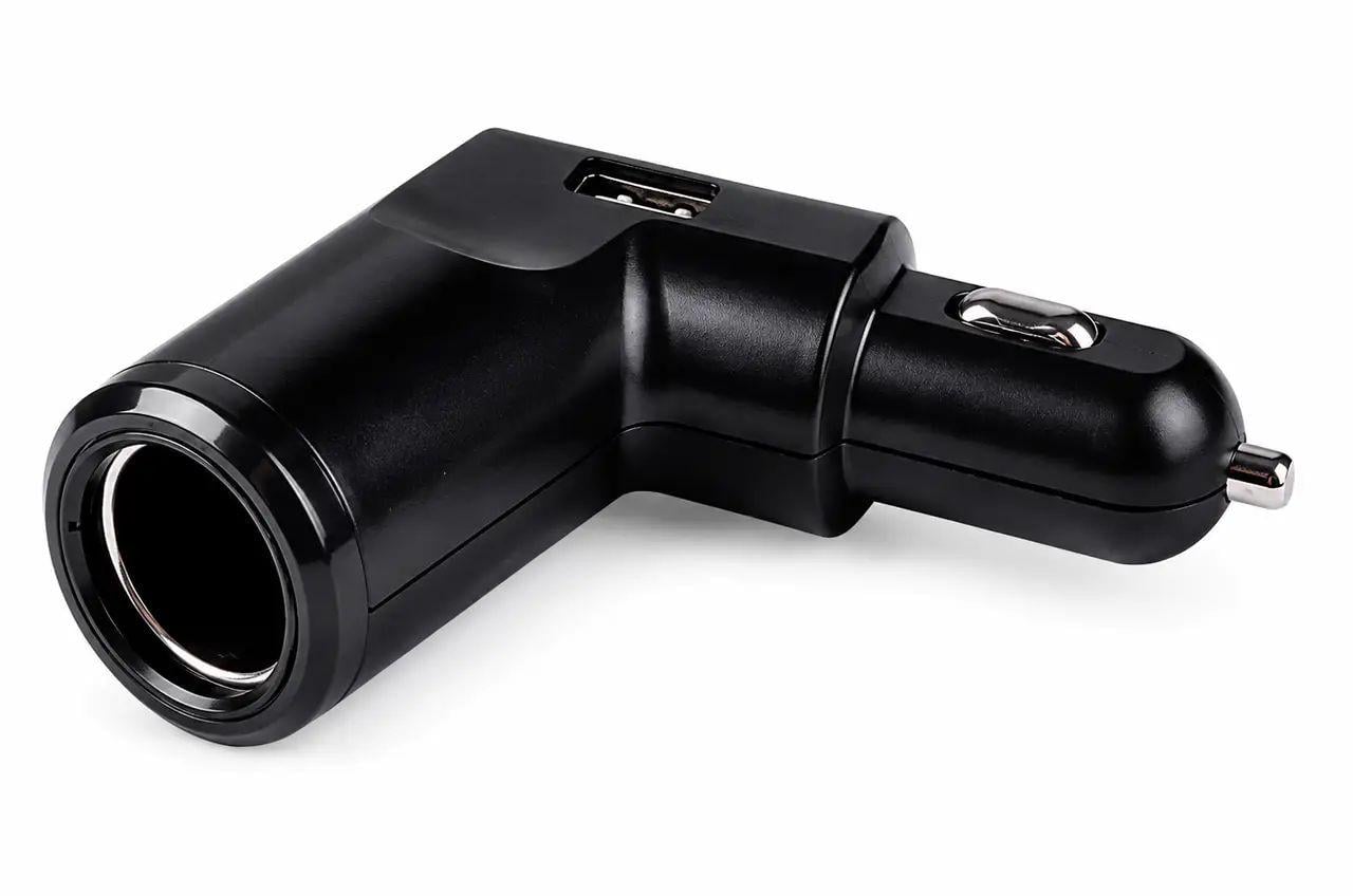 Зарядний адаптер автомобільний SilverCrest SCRA2 A1 12/24V 3хUSB Чорний (IAN312317_1904)