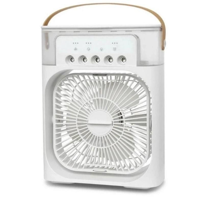 Вентилятор-кондиционер портативный 4в1 AIR COOLER FAN с резервуаром для воды и подсветкой (a256c3ef)