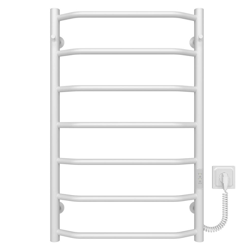 Полотенцесушитель электрический HeatPro Scarlett P7 углеродная сталь правостороннее подключение 800x500 мм Белый (DH-SR8005007EWR)