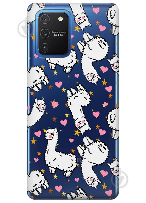 Прозрачный силиконовый чехол iSwag для Samsung Galaxy S10 Lite с рисунком - Ламы (KS3472) Прозрачный силиконовый чехол iSwag для Samsung Galaxy S10 Lite с рисунком - Ламы (KS3472)