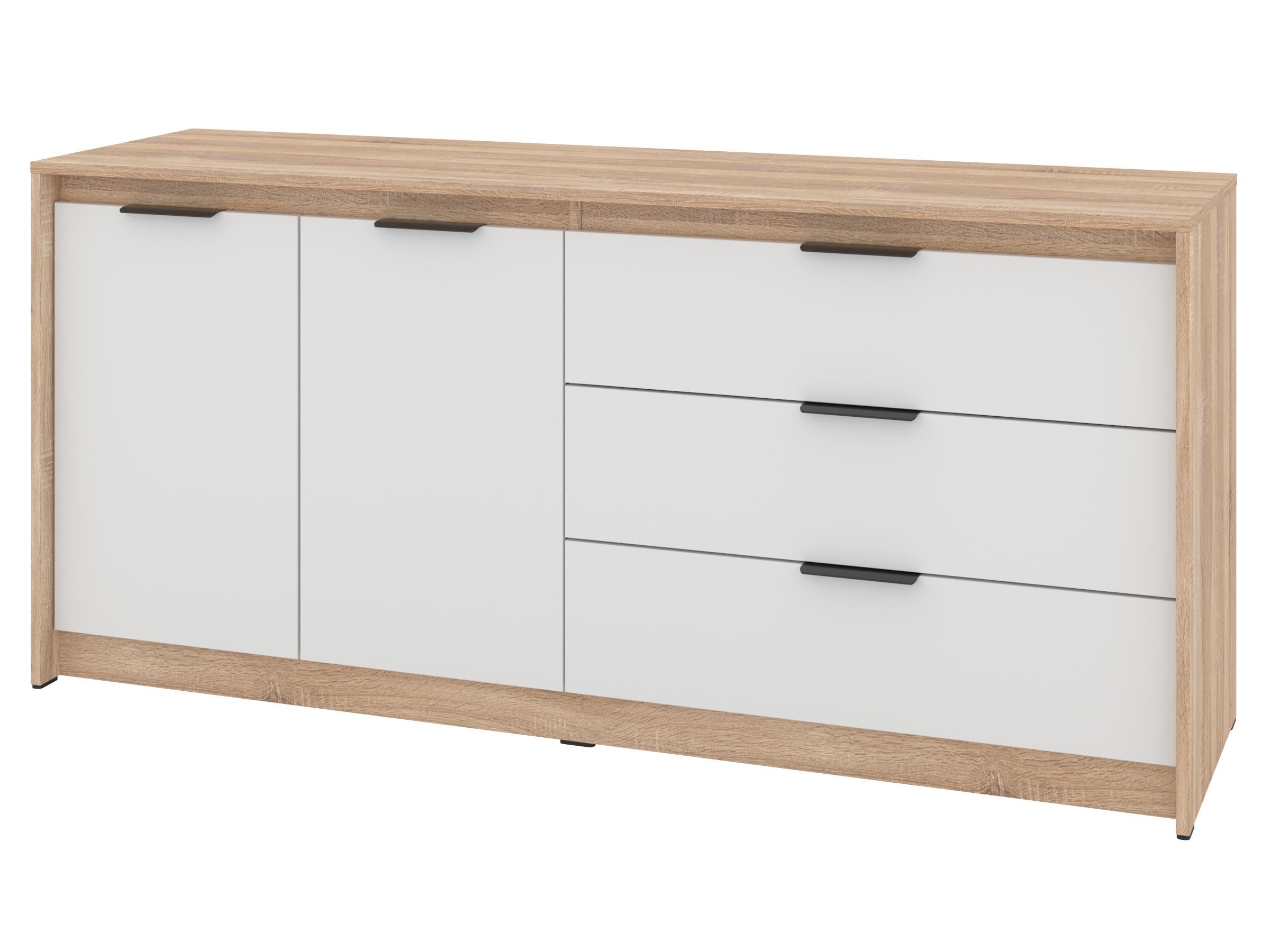 Комод с ящиками PEHOTIN К-2+3 ДСП 160х45,3х73,7 см Дуб сонома/Белый (PN-100428) Комод с ящиками PEHOTIN К-2+3 ДСП 160х45,3х73,7 см Дуб сонома/Белый (PN-100428)