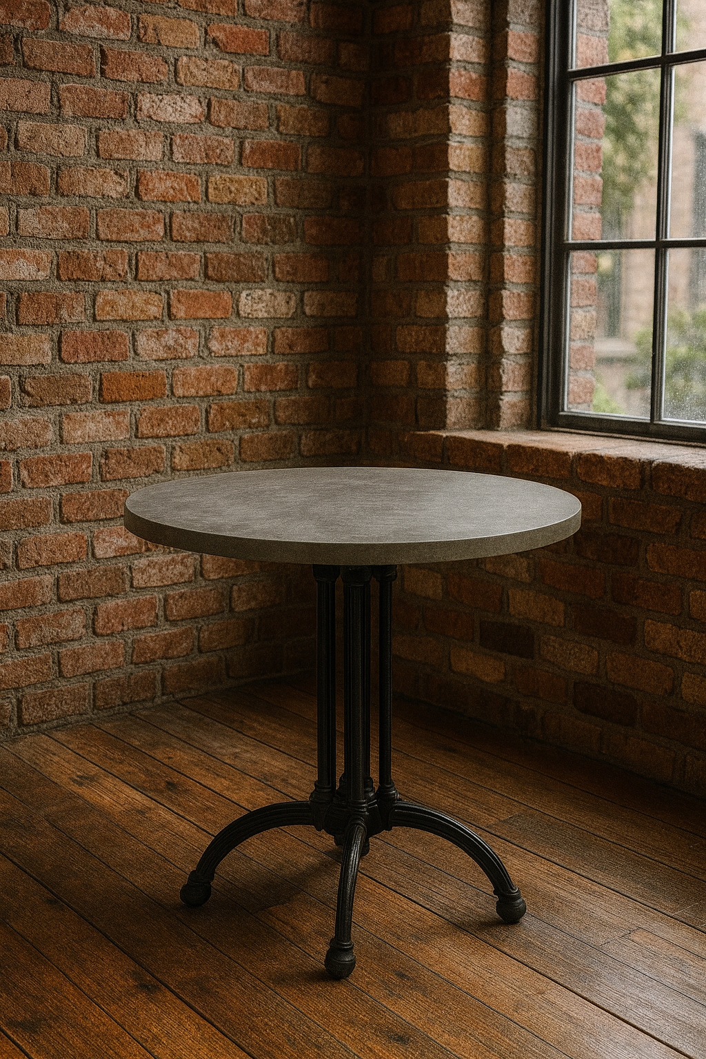 Стол Blumfeldt Patras-XL с чугунным основанием Вулканический Графит (10033235) - фото 3