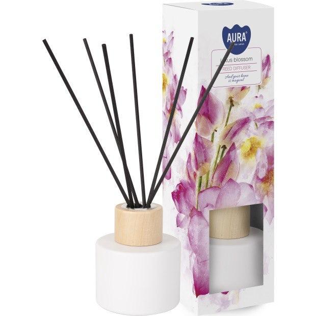 Аромадиффузор Bispol в матовом стекле Цветок лотоса 85 мл (14295413)