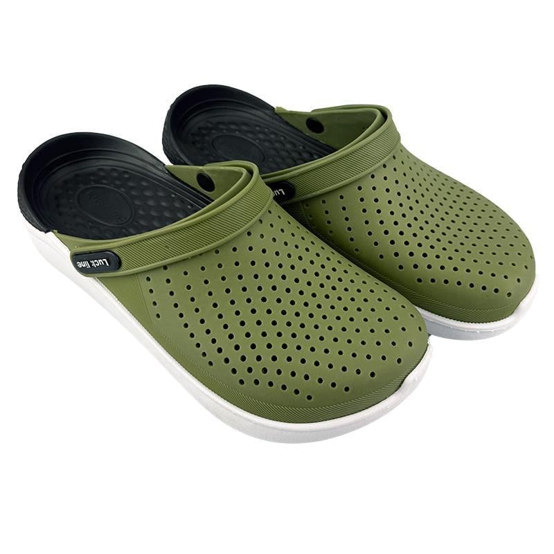 Сабо чоловічі силіконові 5017-407 p. 40 26 см Зелений