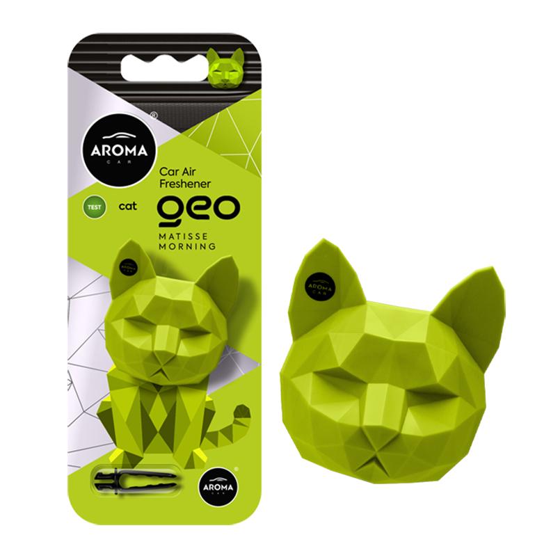 Ароматизатор Aroma Car Geo Cat Green Matisse Morning (12056)